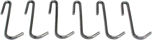 Vista 2 de Enclume Essentials - Gancho para olla, juego de 6, uso con estantes para ollas, acero martillado