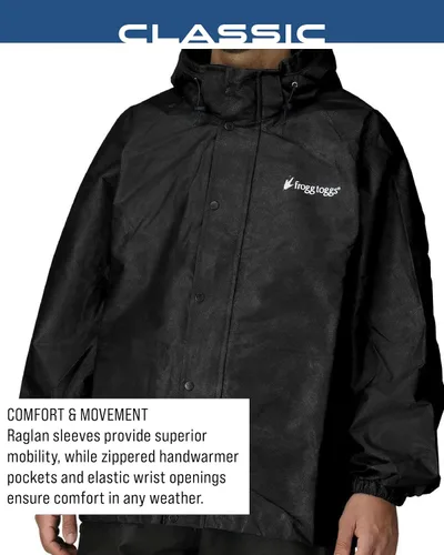 Vista 5 de FROGG TOGGS Chaqueta impermeable y transpirable clásica para hombre