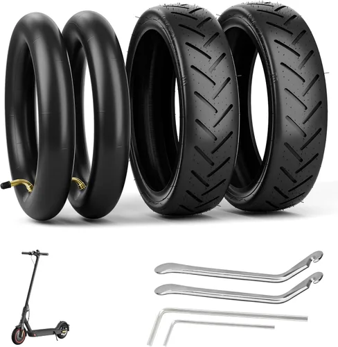 Vista 9 de Cooryda Paquete de 2 Cámaras Interiores de 8.5''x2'', Neumáticos Neumáticos 8 1/2x2 para Scooter Gotrax 50/75-6.1, Xiaomi M365, Ruedas de Repuesto