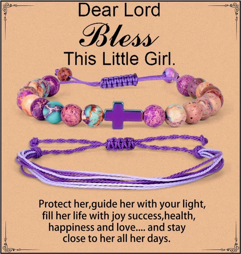 Vista 39 de LPBeads Pulsera de piedra natural hecha a mano de tamaño ajustable