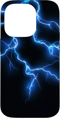 Vista 17 de Blue Lightning Storm Funda para iPhone 17
