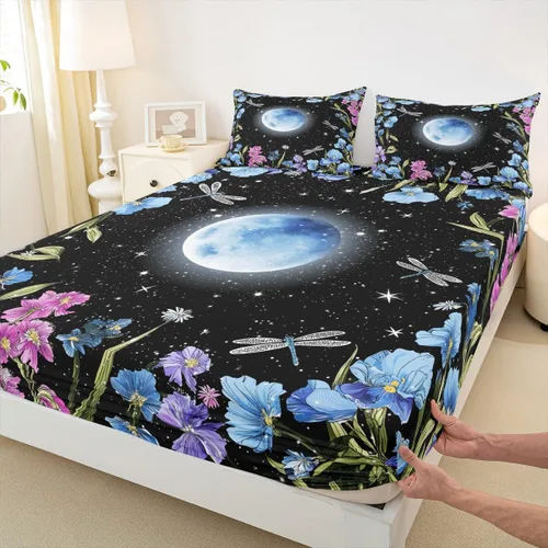 Vista 21 de Juego de ropa de cama con estampado de leopardo, tamaño individual, juego de cama de guepardo africano para decoración de dormitorio