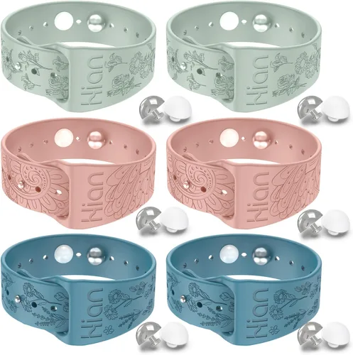 Vista 22 de Pulseras de mareo por movimiento, para adultos, niños y mujeres embarazadas, pulseras de acupresión antináuseas para automóvil, mar, aire, crucero