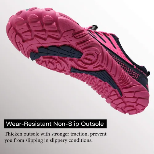 Vista 7 de L-RUN Athletic Water Hiking Shoes Beach Sports Shoes for Swim Toe Shoes Women Men