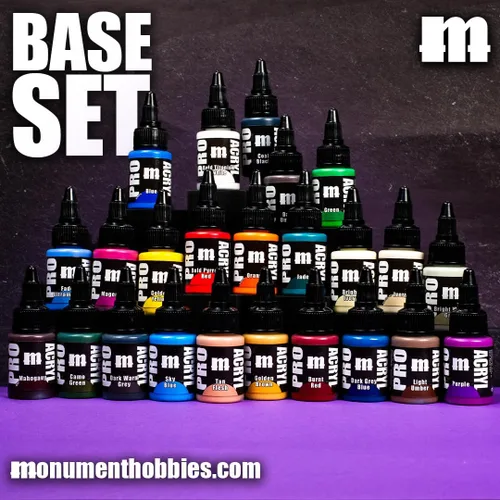 Vista 3 de Monument Hobbies PRO Acryl 22ml Juego de pintura acrílica - Pintura en miniatura para juegos de guerra - Pintura acrílica no tóxica compatible
