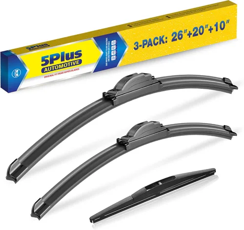 Vista 16 de 5 PLUS Escobillas Limpiaparabrisas de Repuesto de 13"+13" para Jeep Wrangler TJ 1997 1998 1999 2000 2001 2002 2003 2004 2005 2006 Calidad Original