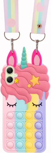 Vista 7 de Nancheng Rainbow - Funda para Samsung Galaxy A05 Galaxy A05-Rainbow