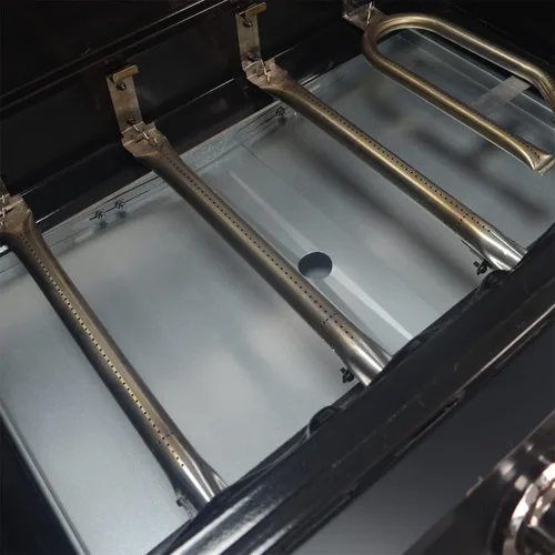 Vista 5 de CaptainGrill Bandeja de grasa con bandeja de recogida - Piezas de repuesto para parrilla Dyna Glo, bandeja de goteo universal para modelos