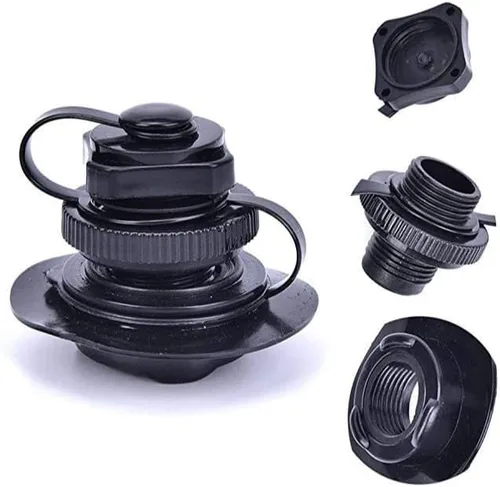 Vista 3 de Válvula de aire inflable Kayak tornillo válvula de aire espiral tapones de aire de repuesto balsa canoa cama de aire PVC barco