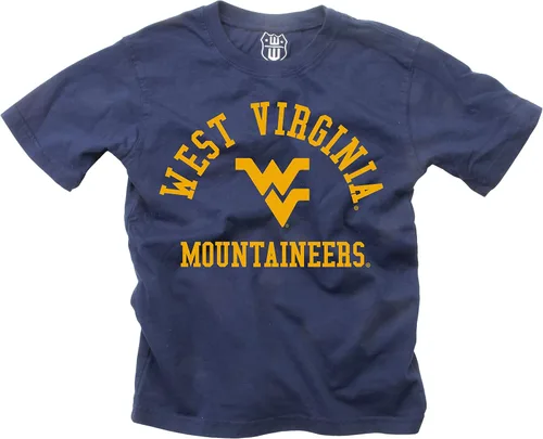 Vista 100 de Wes and Willy Camiseta de algodón orgánico de manga corta para niños de la NCAA