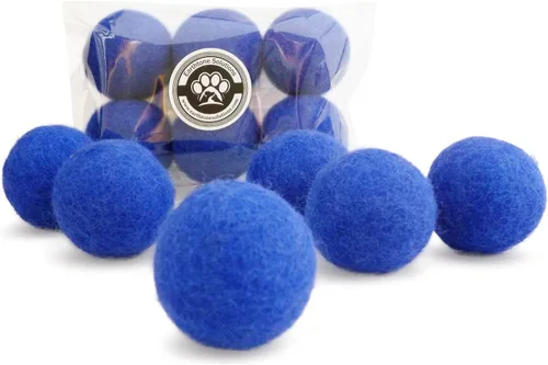 Vista 14 de Juguetes de lana para gatos – Pelotas de juguete de fieltro para mascotas pequeñas para buscar y jugar – Bola de lana silenciosa ecológica