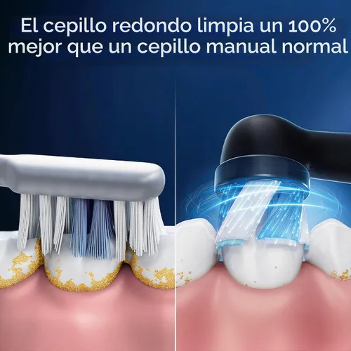 Vista 4 de Oral-B iO Ultimate Clean Cabezales de cepillo de repuesto, 5 unidades, 4 Ultimate Clean + 1 Encías y Sensible Negro