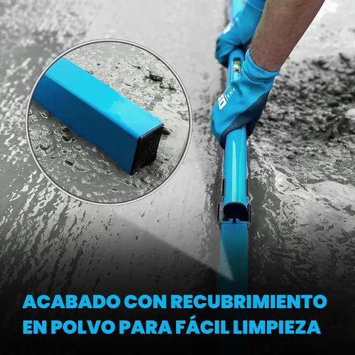 Vista 4 de OX TOOLS Serie Pro Nivel de concreto de 48 pulgadas con vial nivelador Aleación estructural resistente Mango ergonómico Ligero y reversible