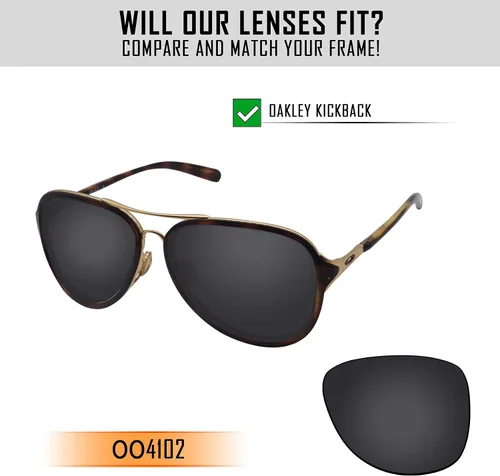 Vista 2 de TRUSHELL 16+ opciones lente de repuesto para gafas de sol OAKLEY Kickback OO4102