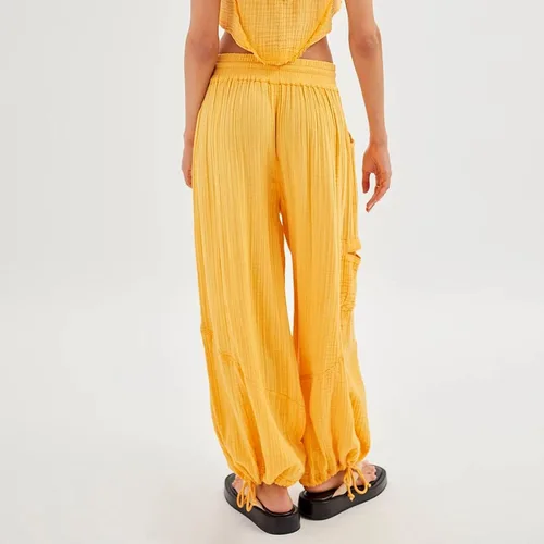 Vista 6 de Pantalones deportivos para correr para mujer, ropa de otoño 2023, casual, holgados, de vellón, pantalones deportivos de cintura alta con bolsillos