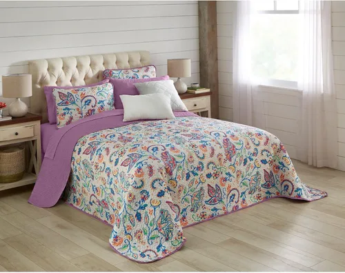 Vista 18 de BrylaneHome BH Studio - Funda acolchada reversible, estándar, negro y blanco