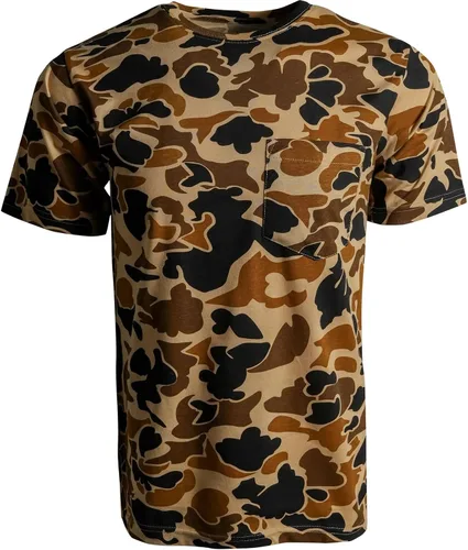 Vista 15 de King's Camo Camiseta de caza de manga corta de algodón Desierto sombra