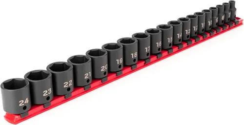 Vista 9 de TEKTON Juego de llaves de impacto de 3/8 pulgadas, 9 piezas SID91100