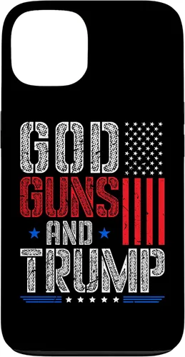 Vista 7 de God Guns and Trump Vote Donald Trump Republican Case for iPhone 17