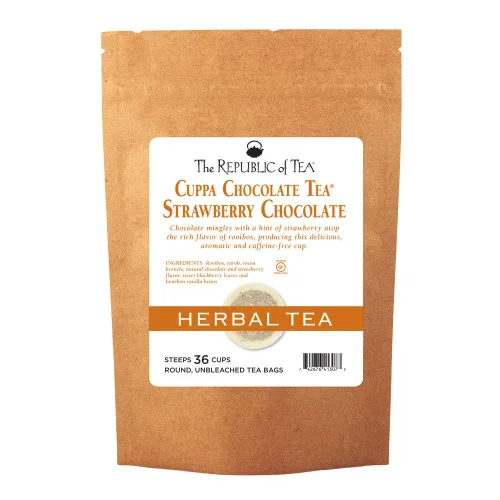Vista 15 de The Republic of Tea Té de hierbas Rooibos rojo de almendra, coco y macarrón, 36 bolsas de té de repuesto