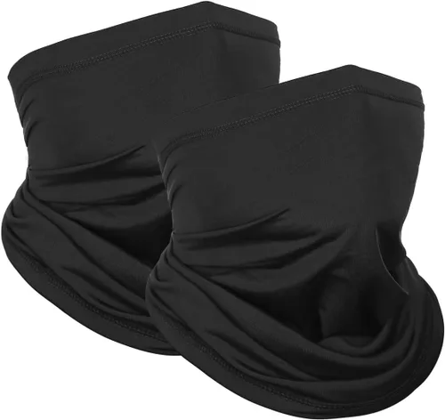 Vista 19 de Achiou Cooling Neck Gaiter Face Cover Scarf, UV Protection Mask for Men and Women,Soft Windproof, Hiking Cycling Running