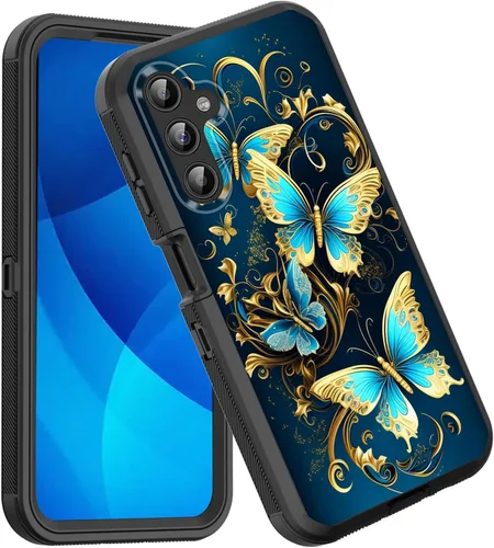 Vista 87 de Funda para Galaxy A14 5G, a prueba de golpes, 3 capas, protección de cuerpo completo, resistente, de alto impacto, para Samsung Galaxy A14 5G de 6.6