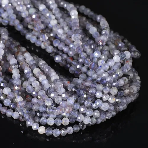 Vista 41 de 180 piezas 2mm Cuentas de piedras preciosas de turquesa africana natural facetada redonda suelta para hacer joyas