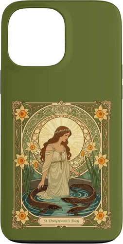 Vista 24 de Dwynwen's Well and Sacred Fish Case for iPhone 17