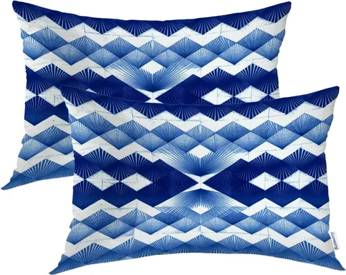 Vista 66 de Batmerry Fundas de almohada de bosque de arce otoñal, casas de sillas de madera, hojas amarillas, fundas de almohada decorativas, impresión digital
