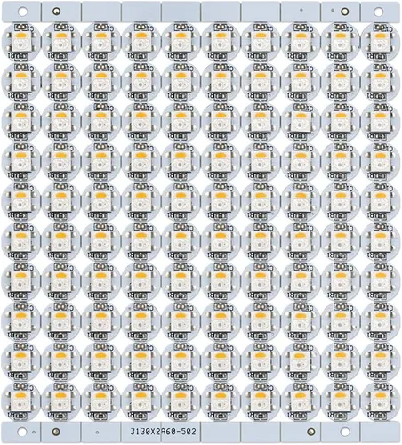 Vista 9 de BTF-LIGHTING WS2812B - 100 píxeles LED RGB inteligentes direccionables individualmente 5050SMD para Arduino, módulo LED RGB de 1 LED, píxeles