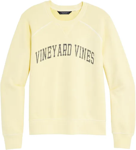 Vista 6 de Vineyard Vines, Mujeres, Sudadera Gráfica de Cuello Redondo de Franela Palm Beach