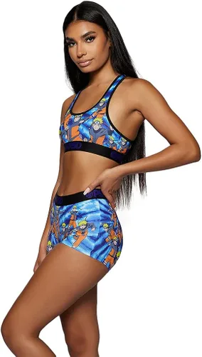Vista 2 de PSD Brasier deportivo Naruto Td Clone J para mujer, azul, talla L, Azul Naruto Td Clone J Sb