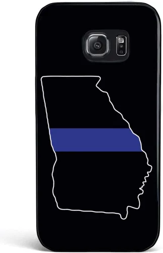 Vista 22 de Inspired Cases - Carcasa para iPhone Xs Max con textura en 3D y goma para iPhone Xs Max (línea azul delgada)