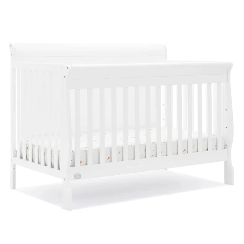 Vista 12 de Delta Children Cuna convertible Canton 4 en 1, fácil de montar, color negro ébano