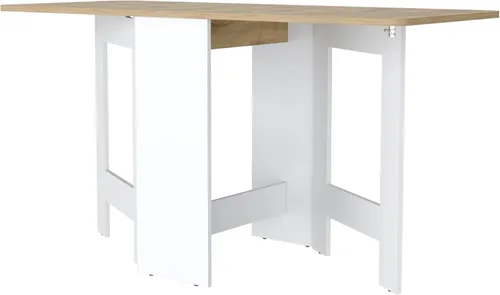 Vista 4 de White and Folding Dining Table
