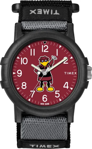Vista 13 de Timex Reloj unisex Collegiate Recruit de 1.496 in - Tennessee Volunteers con correa de tela negra