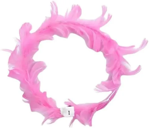 Vista 3 de Diadema de corona de plumas LED, diadema con halo de ángel iluminada para niñas y mujeres, concierto, fiesta, Halloween, Navidad, boda