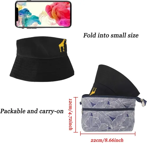 Vista 352 de ZLYC Gorra de pescador bordada de moda unisex para hombres y mujeres