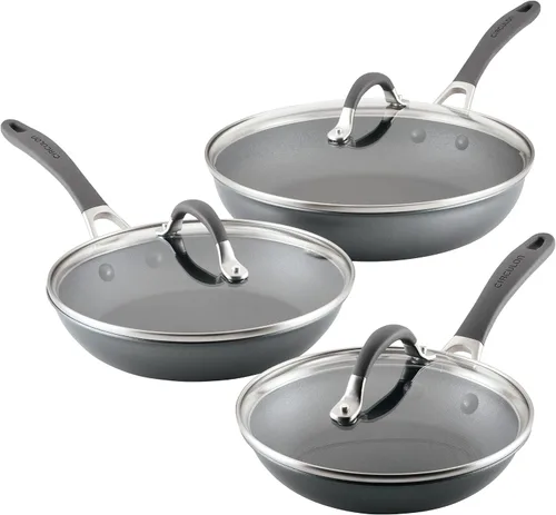 Vista 20 de Circulon Sartén coladora antiadherente serie A1 con tapa, 2 cuartos