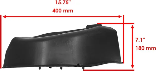 Vista 2 de Caltric Cubierta de mantillo compatible con Poulen LT1000 LT2000 LT 3000 42 pulgadas cubierta de mantillo