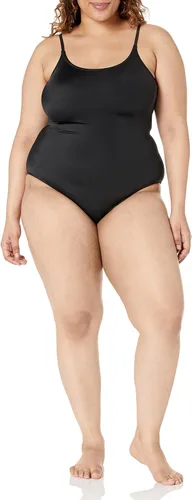 Vista 7 de Tienda Essentials Bañador de una pieza con tirantes finos para mujer