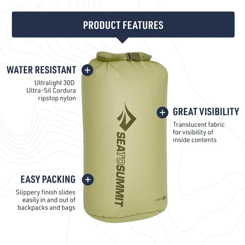 Vista 4 de Sea to Summit Ultra-Sil Dry Bag, Ultralight Waterproof Dry Storage Anaranjado