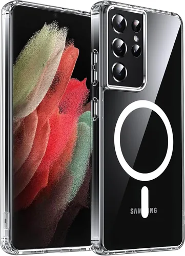 Vista 31 de LeYi Funda para teléfono Samsung-S23: protector de pantalla e imán MagSafe Púrpura