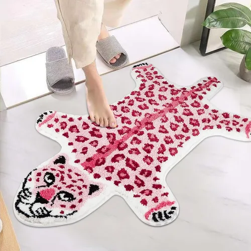 Vista 11 de Bonita alfombra de baño Koi de pez azul, antideslizante, de dibujos animados, divertidas, alfombras de baño y tapetes absorbentes para niños