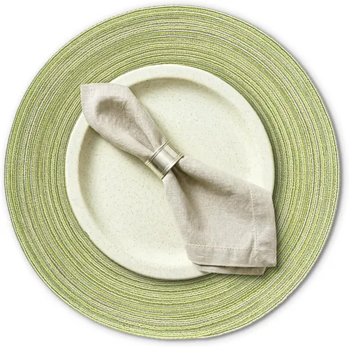 Vista 13 de AHHFSMEI Juego de 6 manteles individuales redondos trenzados para mesas de comedor, tejidos naturales, resistentes al calor, 15 pulgadas (beige)