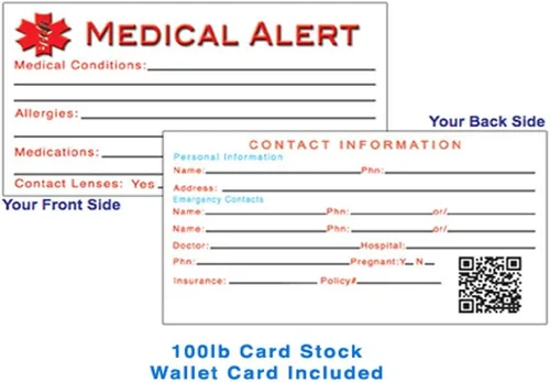 Vista 4 de Custom Medical Alert Bracelet with Engraving 316L Steel