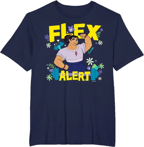 Vista 55 de Disney Encanto Luisa Madrigal Flex Alert Camiseta, Negro