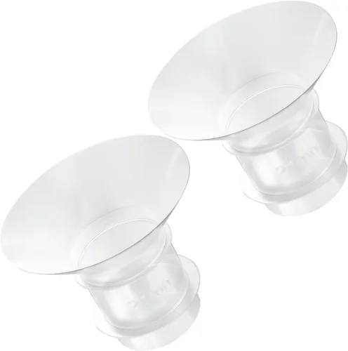 Vista 8 de 2 piezas de inserción de brida de 0.669 in compatibles con Medela/Spectra/Willow/TSRETE/Momcozy S9/S12/S9Pro/S12Pro protectores de extractor