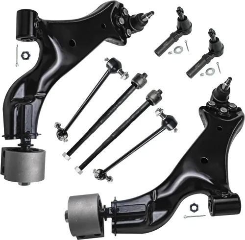 Vista 355 de Detroit Axle - Kit de brazos de control de extremo de 8 piezas para Toyota 2001-2003 Highlander 2002-2003 Camry Lexus ES300, 2 conjuntos de brazos