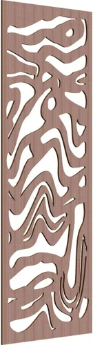 Vista 38 de 9 3/8"W x 24 3/8"H x 1/4"T Northfield Decorativos Paneles de Pared de Madera Calado, Abedul